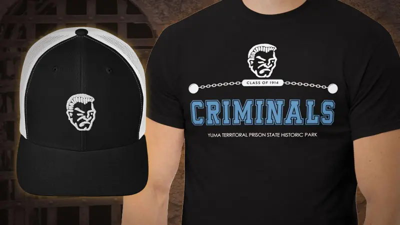 Yuma High School Criminals t-shirt from museum store